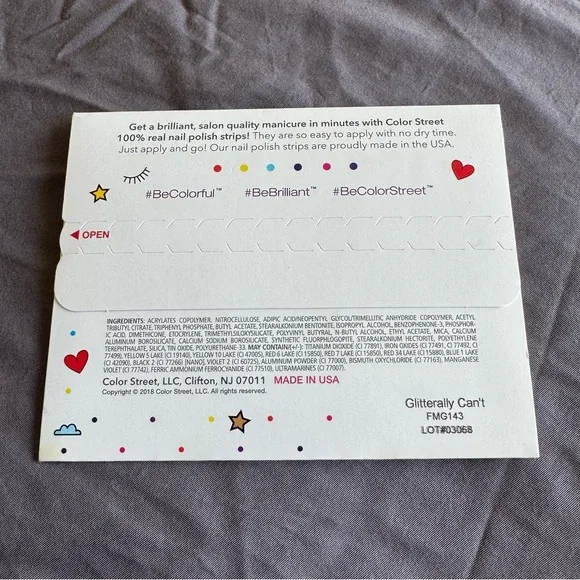 *Retired* Color Street: Glitterally Can’t (Petite) | Pink Barbie Glitter Sparkle - Picture 4 of 11